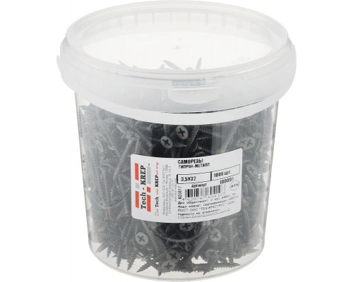 Саморез ШСГМ 3.5х32 (уп.1000шт) Tech-Krep/Zitar 100091