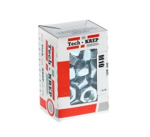 Гайка шестигранная М10 DIN 934 оцинк. (уп.50шт) Tech-Krep/Zitar 105249