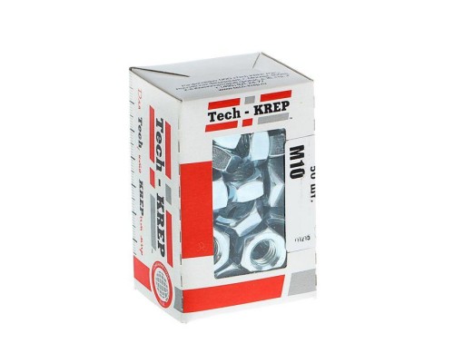 Гайка шестигранная М10 DIN 934 оцинк. (уп.50шт) Tech-Krep/Zitar 105249