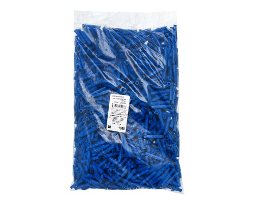 Дюбель четырехраспорный (универс.) Чапай 6х40 шипы + усы син. (уп.1000шт) Tech-KREP 111144