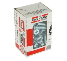 Винт с потайной головкой М6х20 DIN 965 оцинк. (уп.100шт) Tech-Krep/Zitar 105241