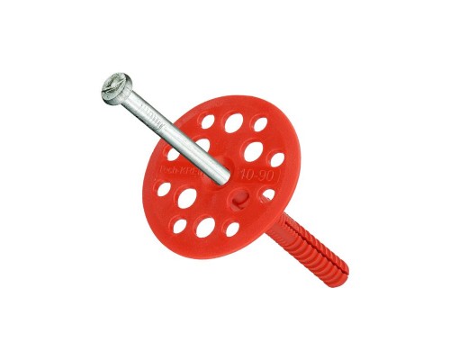 Дюбель для теплоизоляции с мет. гвоздем 10х90 (уп.250шт) Tech-KREP 130109