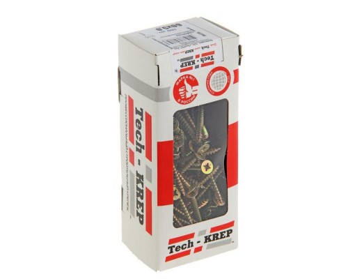 Саморез универсальный 60х5.0мм желт. (уп.100шт) Tech-Krep/Zitar 102264