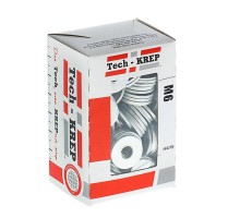 Шайба кузовная М6 DIN 9021 оцинк. (уп.200шт) Tech-Krep/Zitar 105265