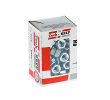 Гайка шестигранная М8 DIN 934 оцинк. (уп.100шт) Tech-Krep/Zitar 105248