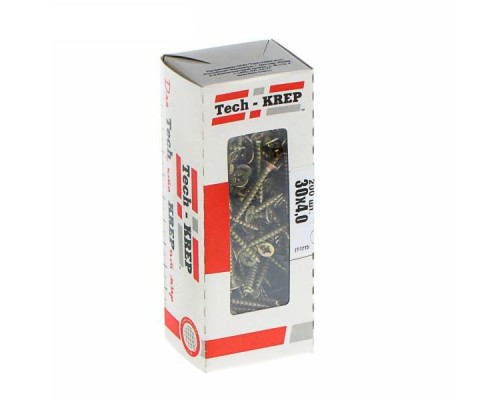 Саморез универсальный 30х4.0мм желт. (уп.200шт) Tech-Krep/Zitar 102243