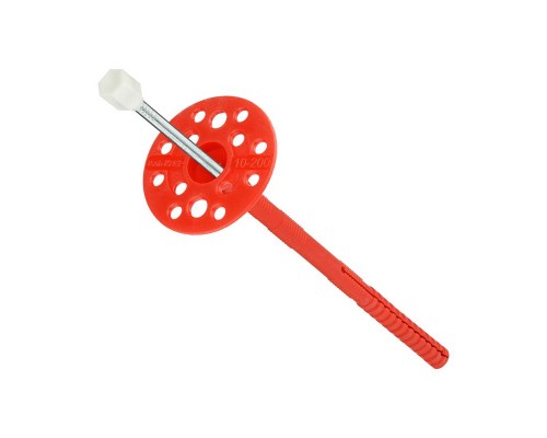 Дюбель для теплоизоляции с термоголовкой 10х200 (уп.25шт) Tech-KREP 124472