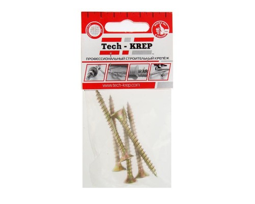 Саморез ШУж 6.0х60 потайной головкой (уп.5шт) Tech-Krep/Zitar 102519