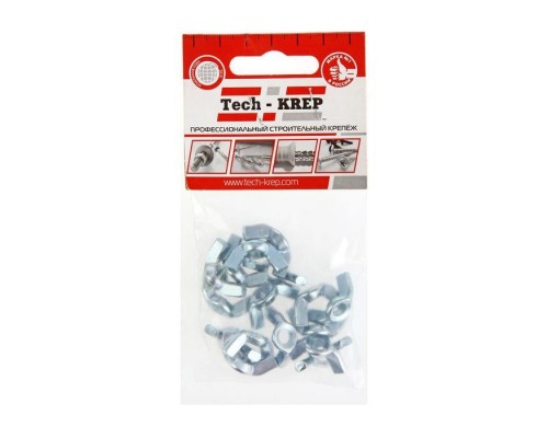 Гайка барашковая М6 DIN 315 (уп.16шт) Tech-Krep/Zitar 111275