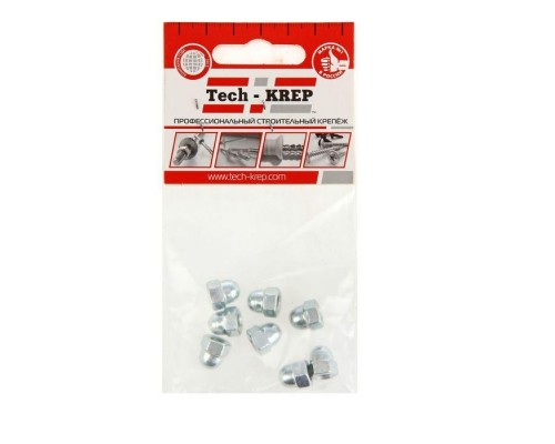 Гайка колпачковая М6 DIN 1587 оцинк. (уп.8шт) Tech-Krep/Zitar 112277