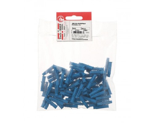 Дюбель четырехраспорный (универс.) Чапай 6х30 шипы + усы полипропилен (уп.100шт) Tech-KREP 117854