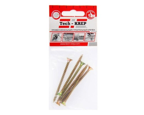Саморез ШУж 5.0х70 потайной головкой (уп.6шт) Tech-Krep/Zitar 102513