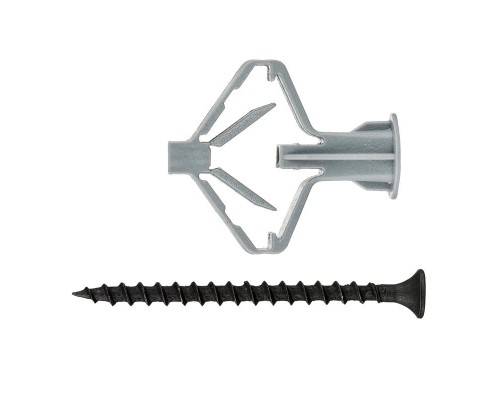 Дюбель для гипсокартона "бабочка" 10х50 с сам. 4х60 (уп.4шт) Tech-Krep/Zitar 126703