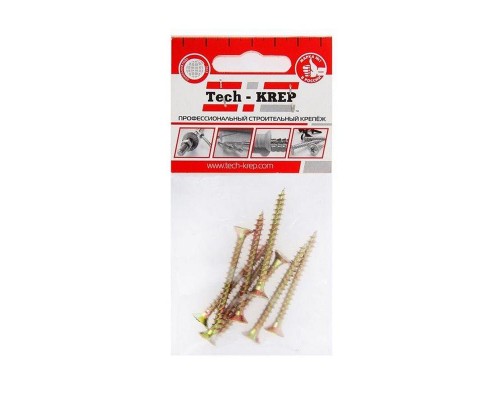 Саморез ШУж 5.0х50 потайной головкой (уп.8шт) Tech-Krep/Zitar 102511