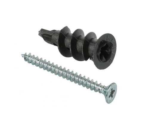 Анкер (дюбель) DRIVA NYLON с шурупом (уп.4шт) Tech-KREP 102947