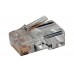 Разъем RJ45 8P8C кат.5E UTP PLUG-8P8C-U-C5-100 для ож и мж кабеля Hyperline 49377