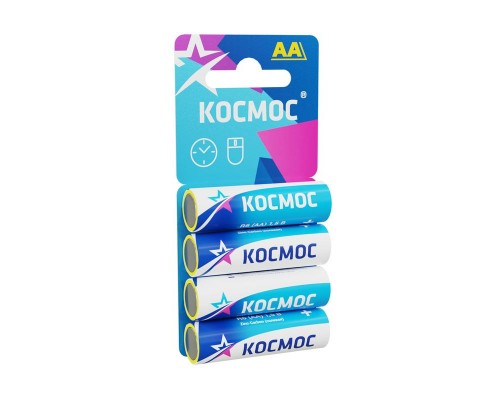 Элемент питания солевой AA/R6 4хBL (блист.4шт) КОСМОС KOCR64BL