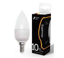 Лампа светодиодная Supermax 10Вт свеча E14 230В 4000К КОСМОС Sup_LED10wCNE1440