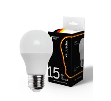 Лампа светодиодная Supermax А60 15Вт стандарт E27 230В 4000К КОСМОС Sup_LED15wA60E2740