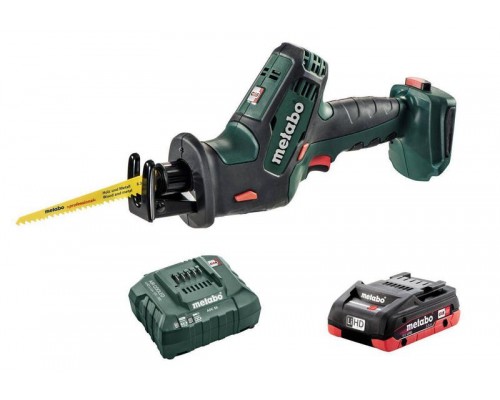 Пила сабельная аккумуляторная SSE18LTXCompact +1х3.5Ач LiHD+ЗУ ASC55 Metabo T03340