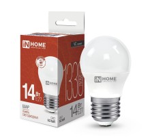 Лампа светодиодная LED-ШАР-VC 14Вт 230В E27 4000К 1330лм IN HOME 4690612047829