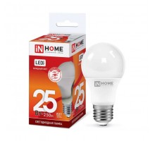 Лампа светодиодная LED-A65-VC 25Вт 230В E27 6500К 2380лм IN HOME 4690612024103