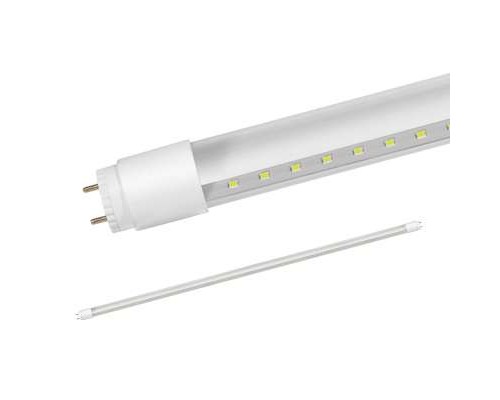 Лампа светодиодная LED-T8-П-PRO 20Вт прозрачная 6500К G13 2000лм 230В 1200мм IN HOME 4690612031002