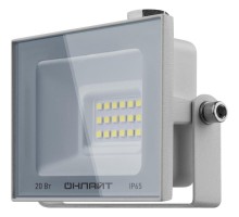 Прожектор светодиодный 90 132 OFL-20-4K-WH-IP65-LED 20Вт 4000К IP65 1600лм бел. ОНЛАЙТ 90132