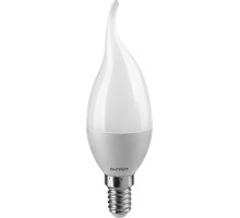 Лампа светодиодная 71 620 OLL-FC37-6-230-2.7K-E14-FR 6Вт свеча на ветру 2700К тепл. бел. E14 450лм 220-240В ОНЛАЙТ 71620