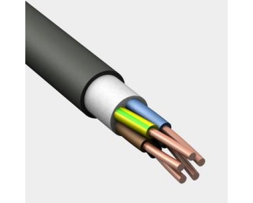 Кабель ППГнг(А)-HF 5х6 (N PE) 0.66кВ (м) Конкорд 4678