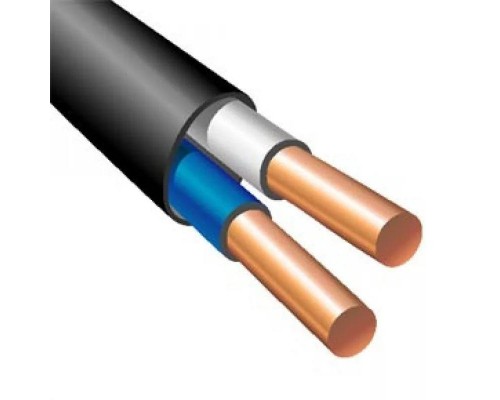 Кабель ВВГ-Пнг(А) 2х1.5 ОК (N) 0.66кВ (уп.100м) ПромЭл 872002747