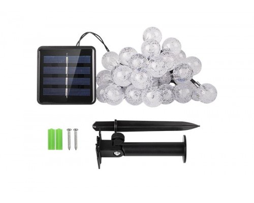 Светильник светодиодный SLR-G05-30M садовый гирлянда шарики мультицвет солнечная батарея ФАZА 5033375