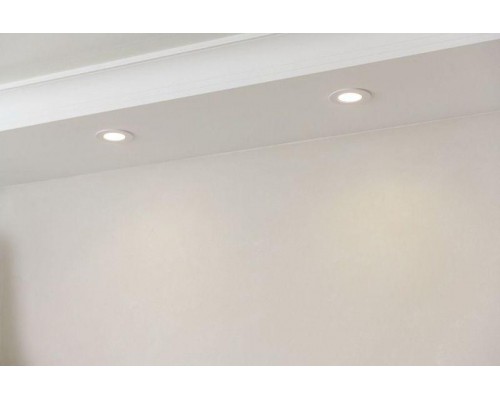 Светильник 4104 встраиваемый MR16 круг пласт. бел. IEK LT-UVB0-4104-GU05-1-K01