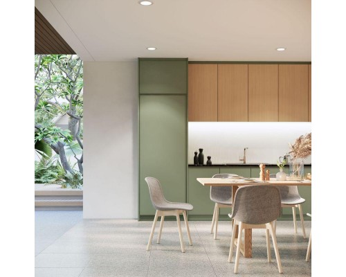 Светильник 4104 встраиваемый MR16 круг пласт. бел. IEK LT-UVB0-4104-GU05-1-K01