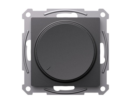 Светорегулятор (диммер) AtlasDesign повор-нажим LED RC 400Вт мех. базальт SE ATN001423