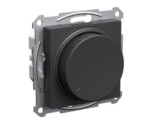 Светорегулятор (диммер) AtlasDesign повор-нажим LED RC 400Вт мех. базальт SE ATN001423