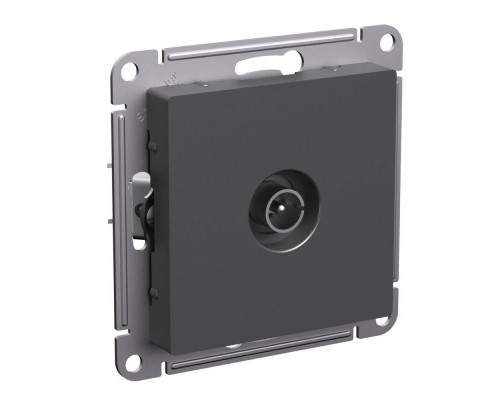 Розетка телевизионная TV AtlasDesign коннектор механизм базальт SE ATN001493