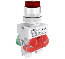Выключатель кнопочный LED ABLFP ВК-22 d22мм 220В красн. DEKraft 25027DEK