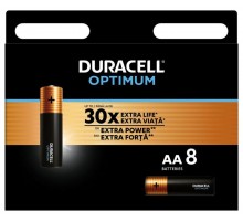 Элемент питания алкалиновый АА 1.5В LR6-8BL Optimum 5014069 (блист.8шт) Duracell Б0056024