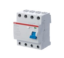 Выключатель дифференциального тока (УЗО) 4п 63А 300мА тип AC F204 ABB 2CSF204001R3630