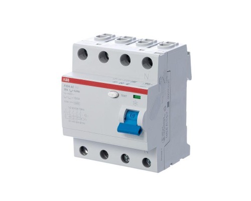 Выключатель дифференциального тока (УЗО) 4п 63А 300мА тип AC F204 ABB 2CSF204001R3630