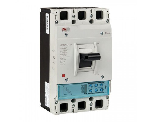 Выключатель автоматический 3п 400А 50кА AV POWER-3/3 ETU2.0 AVERES EKF mccb-33-400-2.0-av