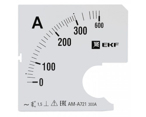 Шкала сменная для A721 300/5А-1.5 PROxima EKF s-a721-300