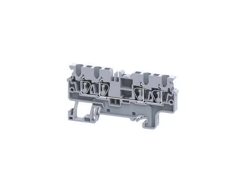 Клемма с четырьмя контактами пружинная OptiClip СX-2.5-QUATTRO-(0.2-4)-I сер. КЭАЗ 289753