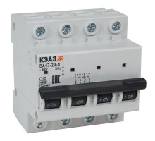 Выключатель автоматический модульный ВА47-29-4C40-УХЛ3 (4.5кА) КЭАЗ 318338