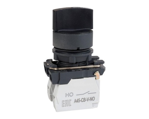 Переключатель OptiSignal D22 C5-S-21 2 положения пластик 1НО XB5AD21 КЭАЗ 332183