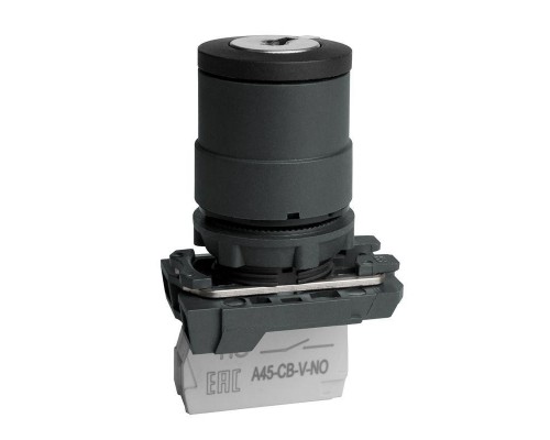 Переключатель OptiSignal D22 C5-SK-21 с ключем 2 поз пластик 1НО XB5AG21 КЭАЗ 332184