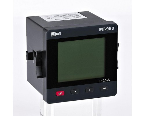 Мультиметр цифровой МТ-72D 3ф вх. 600В 5А RS-485 72х72мм LCD-дисплей DEKraft 51412DEK