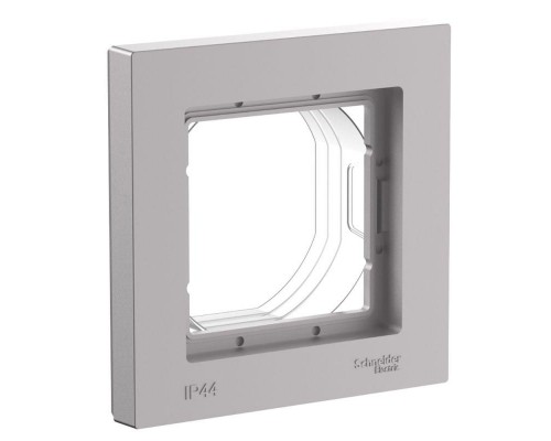 Рамка 1-м AtlasDesign Aqua IP44 алюм. SE ATN440301