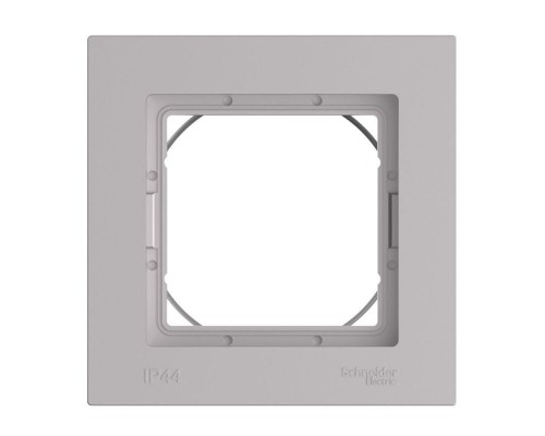 Рамка 1-м AtlasDesign Aqua IP44 алюм. SE ATN440301